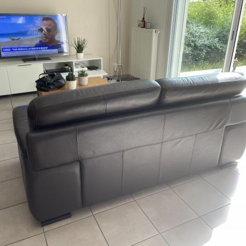 troc de  Ensemble canapé  cuir, sur mytroc