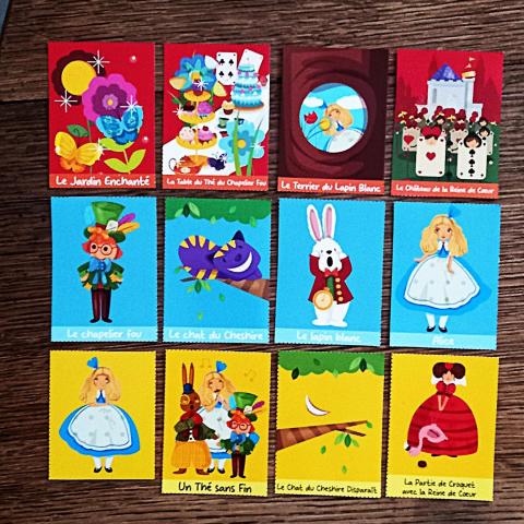 troc de  Mini-cartes de jeu "Alice au pays des merveilles"., sur mytroc