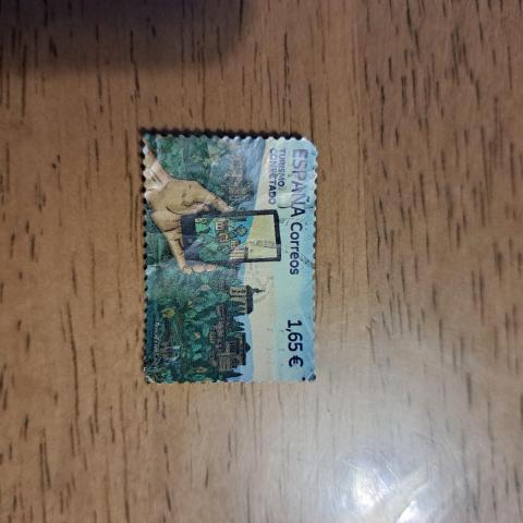 troc de  Timbre espagnol oblitéré pour collection, sur mytroc