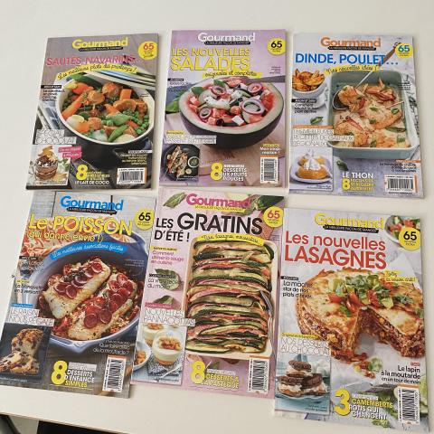 troc de  Lots de 6 magazines «  Gourmand », sur mytroc