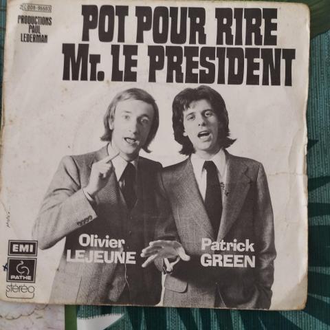 troc de  Disque vinyle 45T Pot pour rire Mr. le Président, sur mytroc