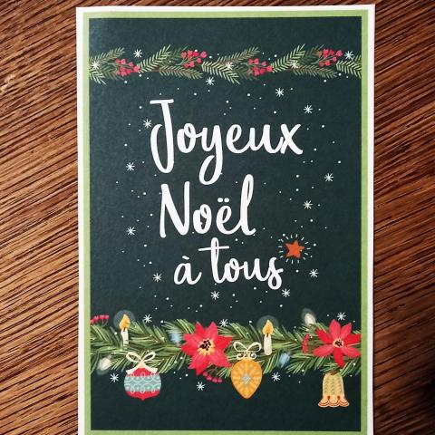 troc de  Carte "Joyeux Noël à tous"., sur mytroc