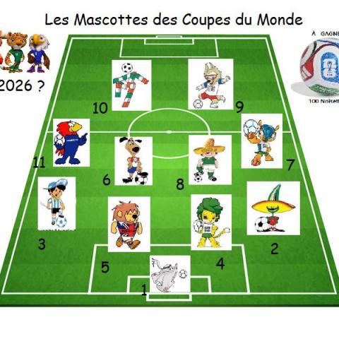 troc de  Mondial de Foot. 2026 - Jeu des Mascottes, sur mytroc