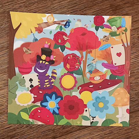 troc de  Affichette "Alice au pays des merveilles"., sur mytroc