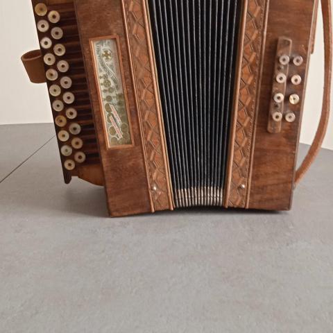 troc de  Accordéon diatonique ancien pour décoration, sur mytroc