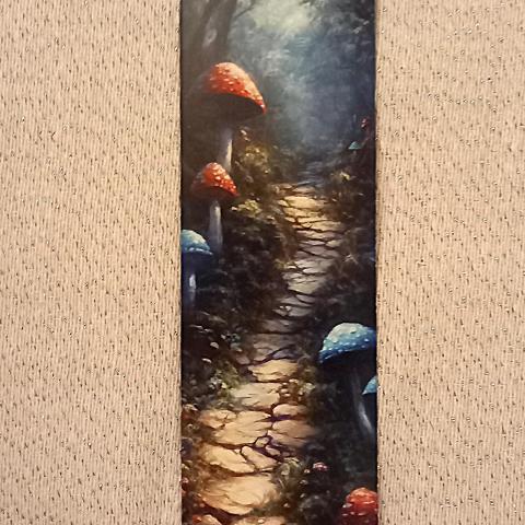 troc de  Marque-page "Le sentier des champignons"., sur mytroc