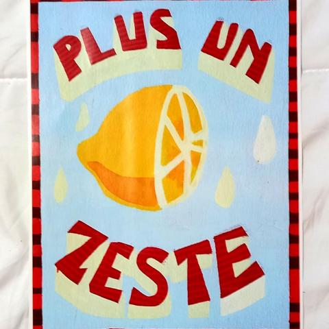 troc de  Affiche "Plus un zeste"., sur mytroc