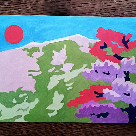 troc de  Grande carte "Paysage"., sur mytroc