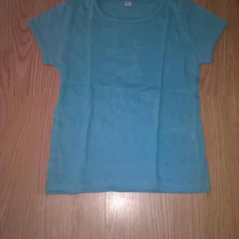 troc de  T-shirt 5/6 ans turquoise, sur mytroc