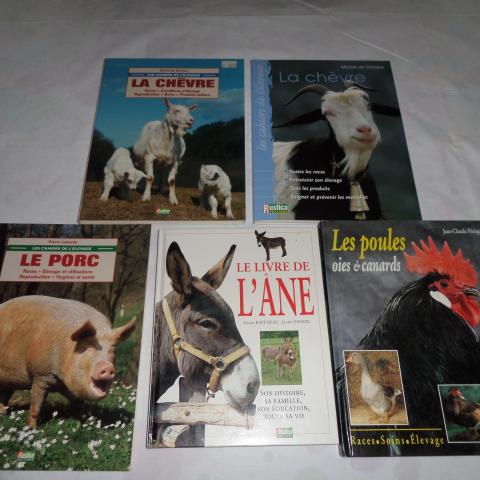 troc de  lot de livres Rustica sur animaux de la ferme, sur mytroc