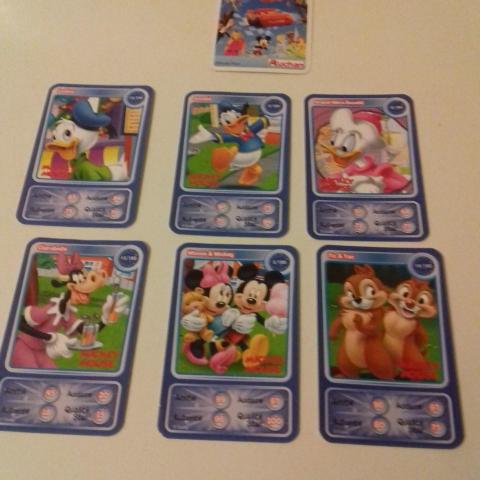 troc de  J'échange 6 cartes "Disney" de Auchan, sur mytroc