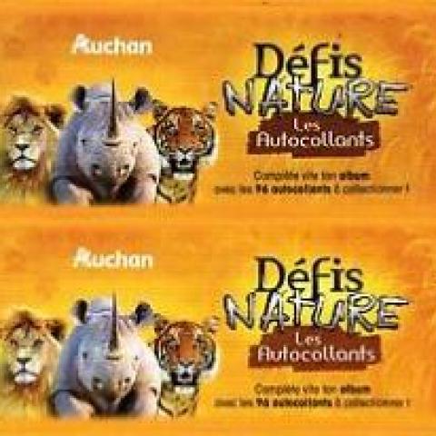 troc de  Attribué Collection complète 24 Cartes Auchan / Défis Nature - Lot 2, sur mytroc