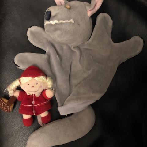 troc de  Lot de marionnettes Grand Méchant Loup et Petit Chaperon rouge, sur mytroc