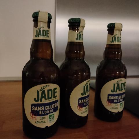 troc de  3 bières jade sans gluten, sur mytroc