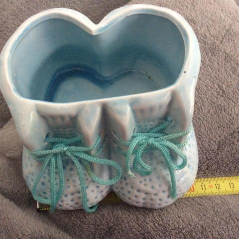 troc de  Deco baptême petits chaussons 10x 10, sur mytroc