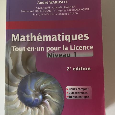 troc de  Mathématiques Tout en un Niveau 1, sur mytroc