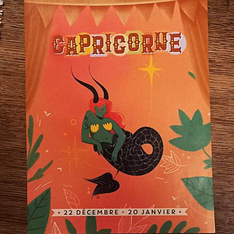 troc de  Affiche astro. "Capricorne"., sur mytroc