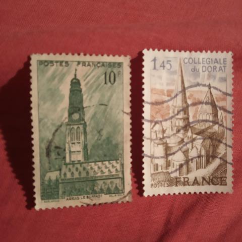 troc de  Réservé Lot timbres bâtiment, sur mytroc