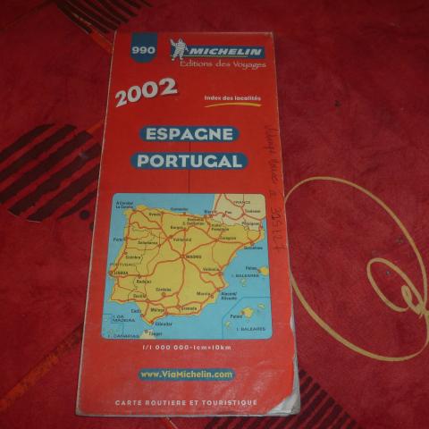 troc de  Carte routière - Espagne - Portugal, sur mytroc