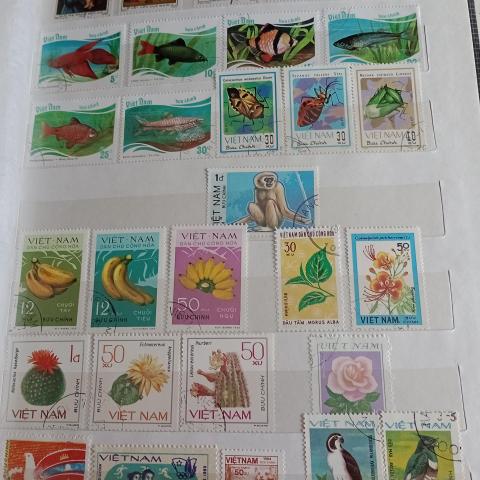 troc de  Réservé NOURSEF Lot de 29 timbres Vietnam, sur mytroc