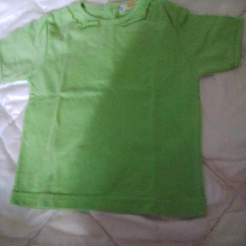 troc de  t shirt manches courtes vert pale 12 mois, sur mytroc