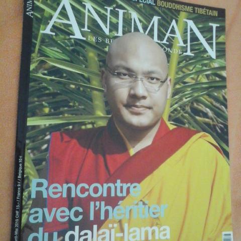 troc de  ANIMAN numéro spécial Bouddhisme tibétain N° 157 Avril-Mai 2010, sur mytroc