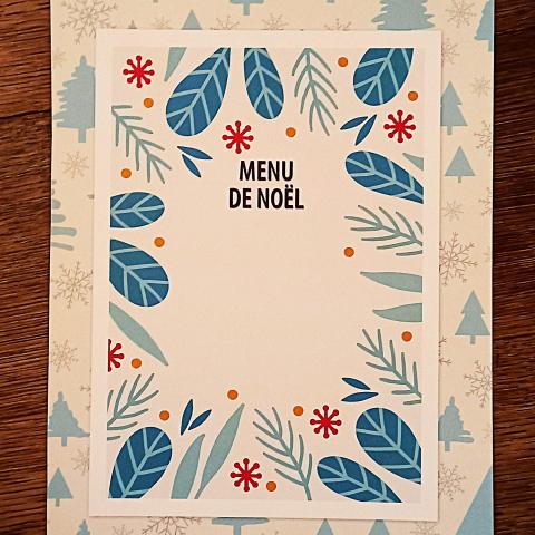 troc de  "Menu de Noël" recto/verso., sur mytroc