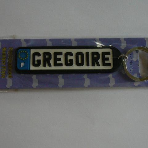 troc de  Porte clés prénom Grégoire, sur mytroc