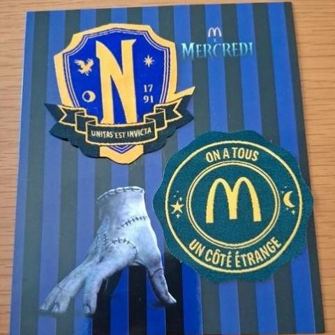 troc de  Patch mc donald mercredi wednesday, sur mytroc