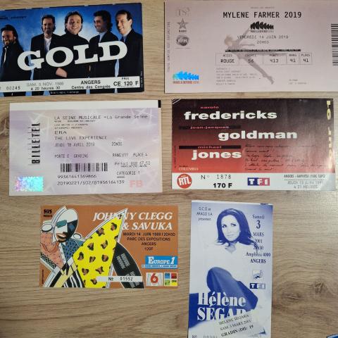troc de  Billet / ticket de spectacles ou concerts, sur mytroc