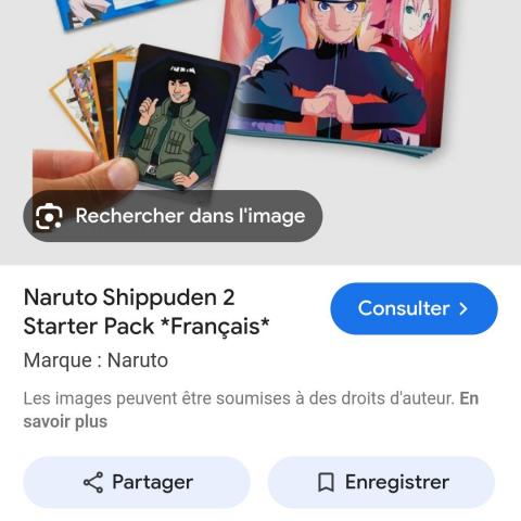 troc de  Stickers panini naruto shippuden, sur mytroc