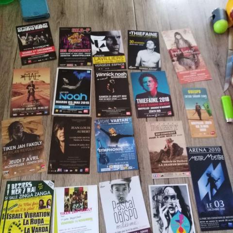 troc de  recherche flyer prospectus de concert spectacle, sur mytroc