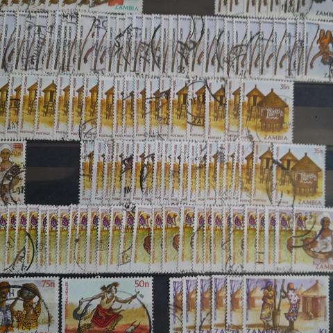 troc de  Echange timbres de Zambie Zambia contre flyers uniquement, sur mytroc