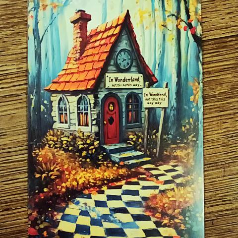 troc de  Carte postale "La maison de Wonderland"., sur mytroc