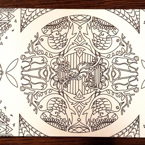 troc de  Carte postale mandala noir et blanc., sur mytroc