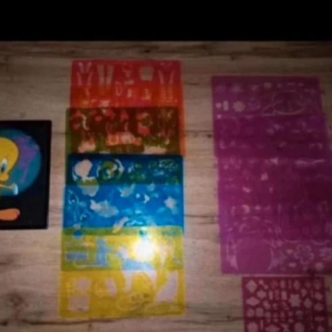 troc de  Pochoir pour dessin et un cadre titi, sur mytroc