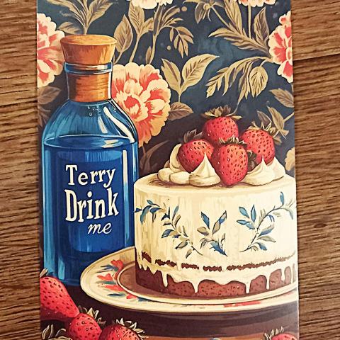 troc de  Carte postale "Terry, drink me"., sur mytroc