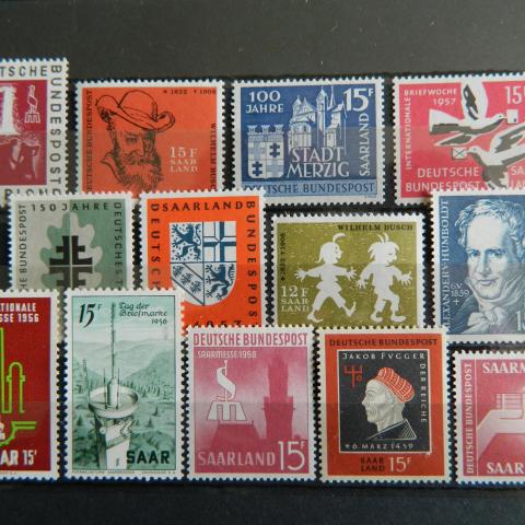 troc de  Echange timbres neufs de SAAR Sarre contre flyers uniquement, sur mytroc