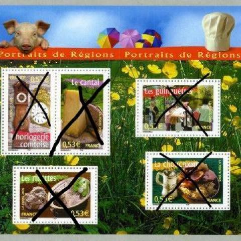 troc de  [Recherche] Timbres FR Série Portraits de Régions 5, sur mytroc