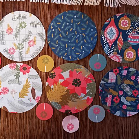 troc de  Etiquettes rondes de Noël., sur mytroc