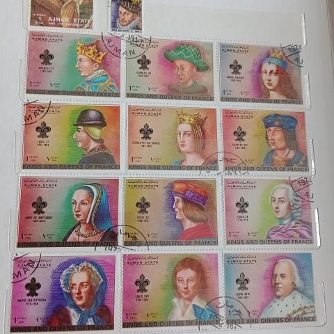 troc de  Lot 14 timbres de Ajman, sur mytroc