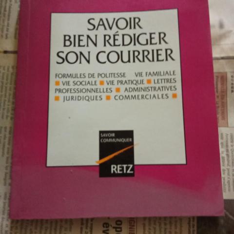 troc de  livre savoir rediger son courrier, sur mytroc
