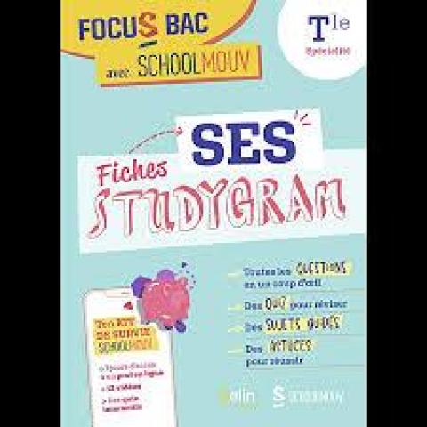 troc de  L.Scol. - SES, fiches studygram - Terminale spécialité, sur mytroc
