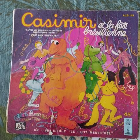 troc de  Disque livre vinyle 45T - Casimir et la fête brésilienne, sur mytroc