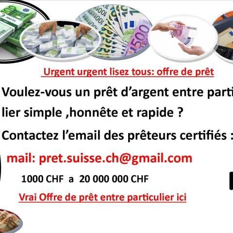 troc de  Offre de prêt entre particulier très  très rapide en Suisse et pr, sur mytroc