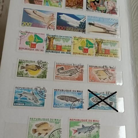 troc de  Lot 18 timbres du Mali, sur mytroc