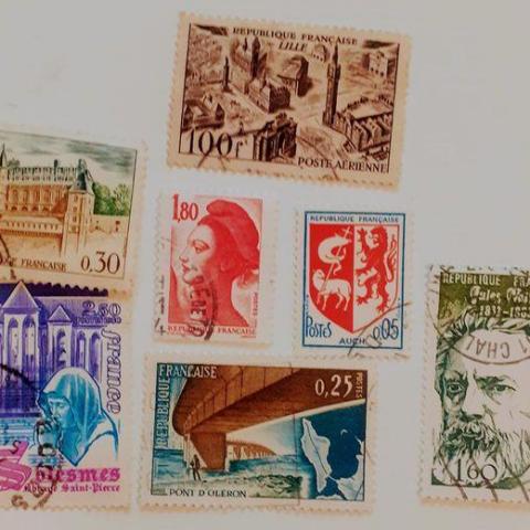 troc de  lot de timbres obliteres (51), sur mytroc