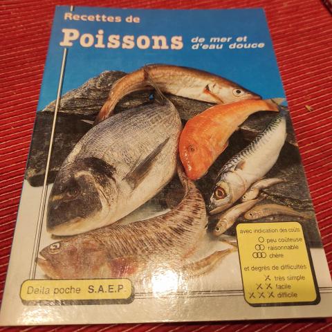 troc de  Réservé Livre de recettes de poissons, sur mytroc