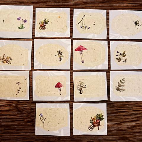 troc de  Etiquettes autocollantes automnales., sur mytroc