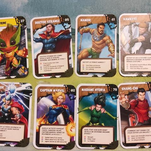 troc de  réservé  Lot de cartes Marvel Leclerc, sur mytroc